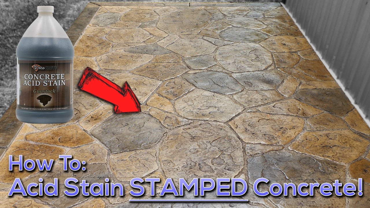 How to Color Your Concrete with Acid Stain!
