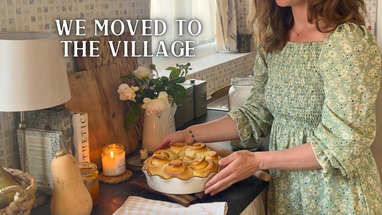 Slow Living in Our New Village: Making a House a Home & Cosy Summer Baking English Countryside Vlog