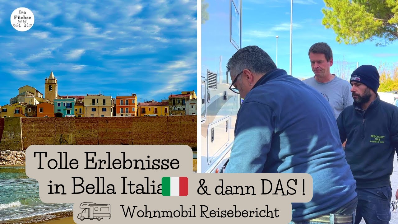 Reisebericht Italien / 🇮🇹  Wohnmobil defekt / Trabocchi und Ciclovia /Leben im Wohnmobil / # 44/2023