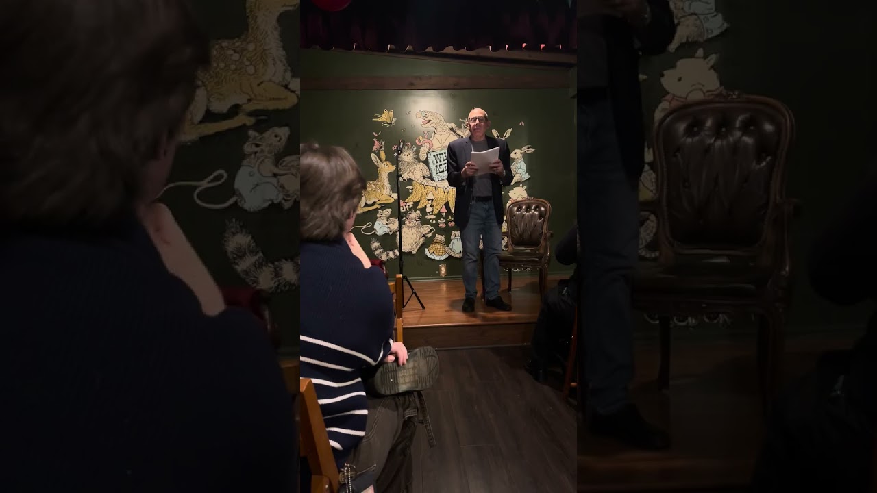 Wild Aster Books open mic - Tony Van Witsen