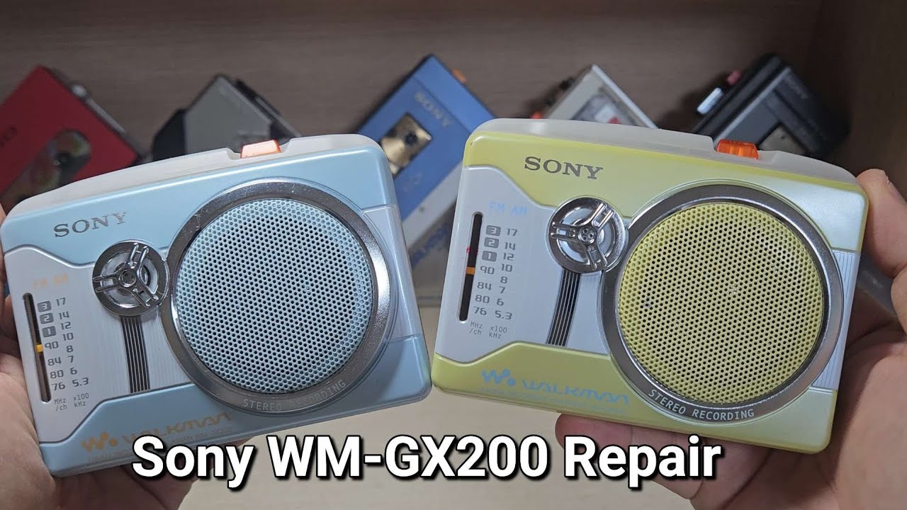 Sony WM-GX200 Repair Cassette Player Walkman