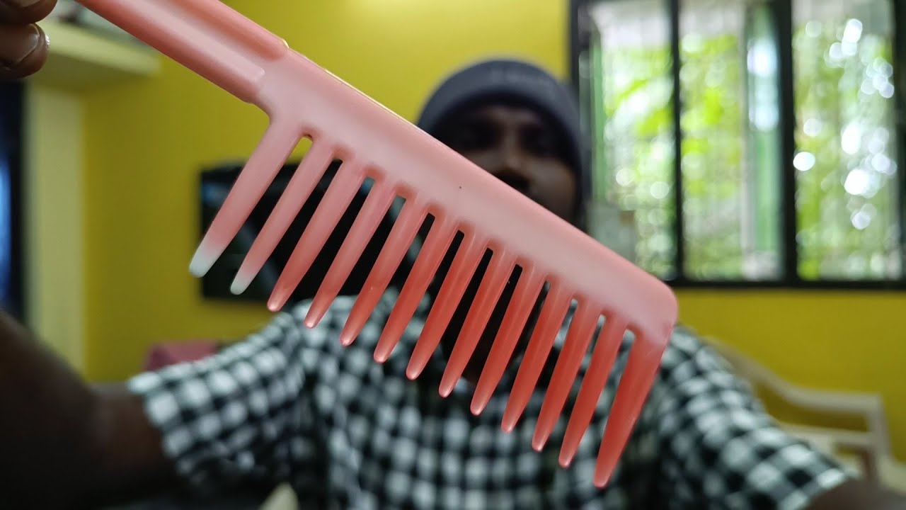 ASMR /CLOSE-UP MOBILE CAMERA LENS COMB TOUCH SOUNDS,