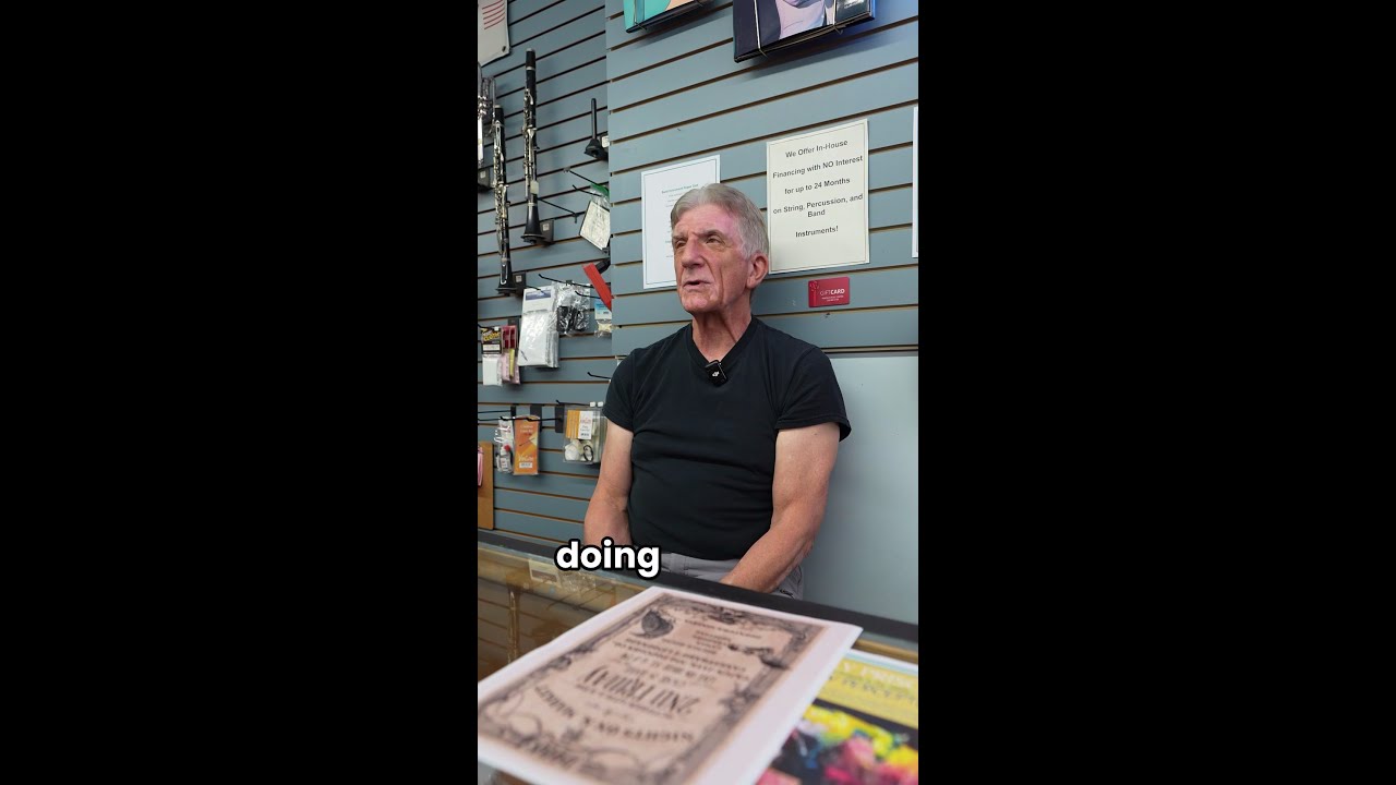 He Runs a Music Shop While Playing in a Band! 