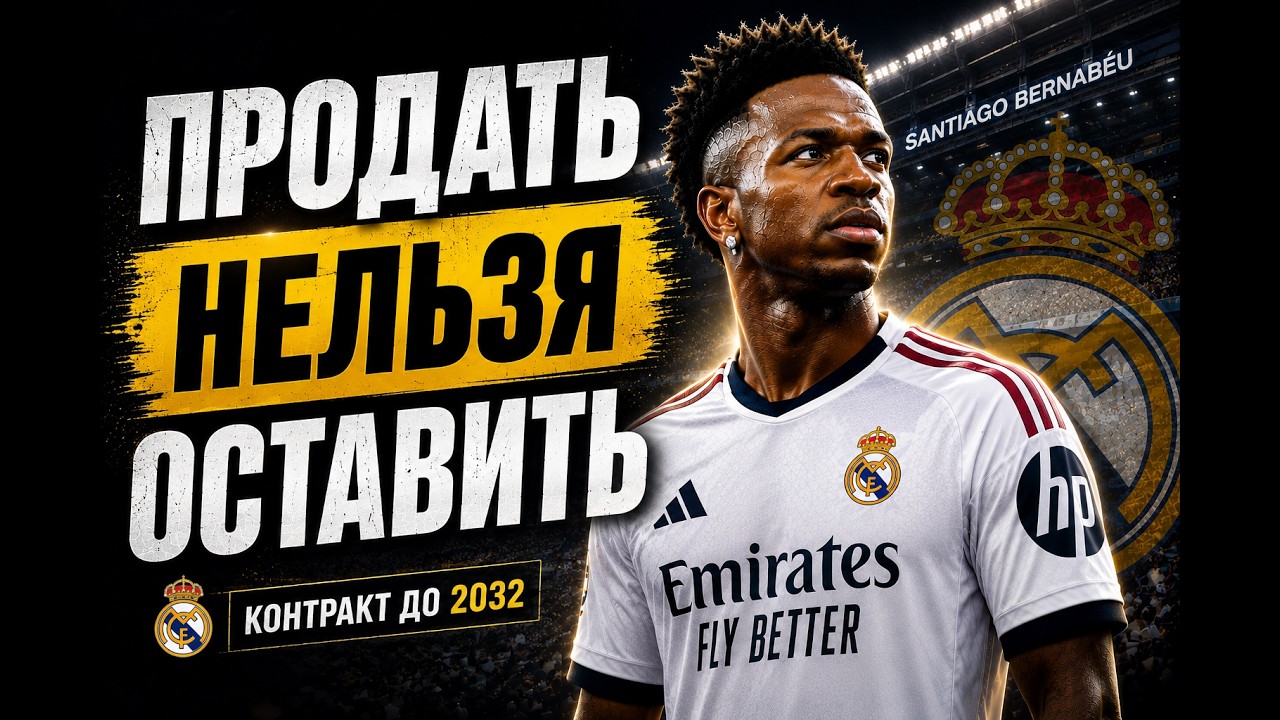 ЗАЧЕМ?! | ВИНИСИУС ОСТАЁТСЯ! | Реал Мадрид продлил контракт с Вини до 2032 года / Юра Калинов