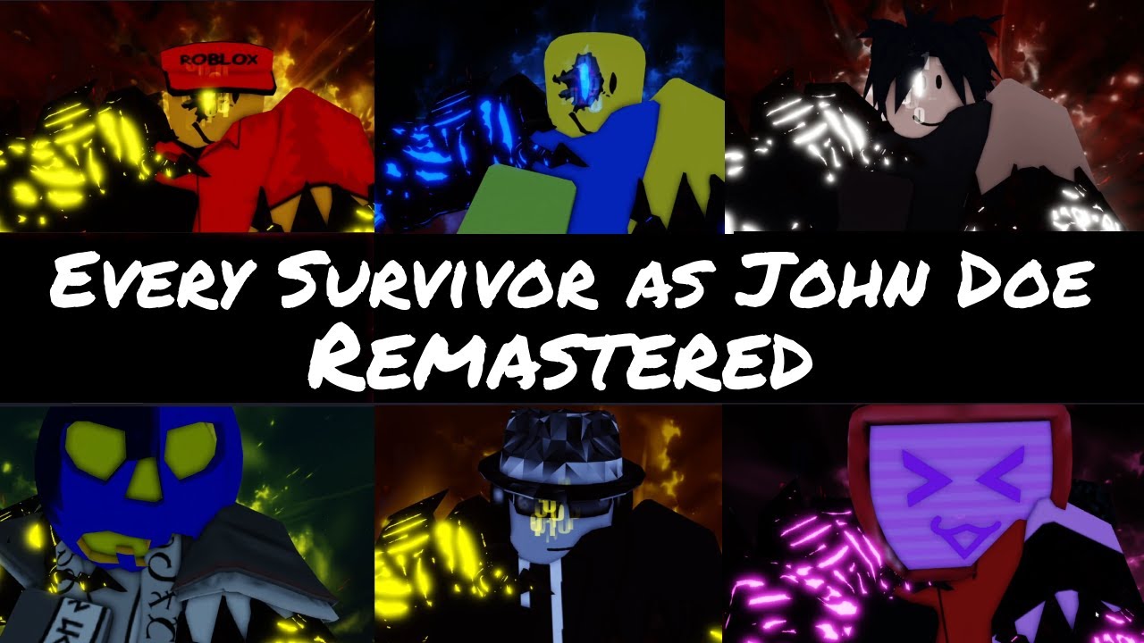 Roblox Forsaken: Every Survivor As John Doe Remastered