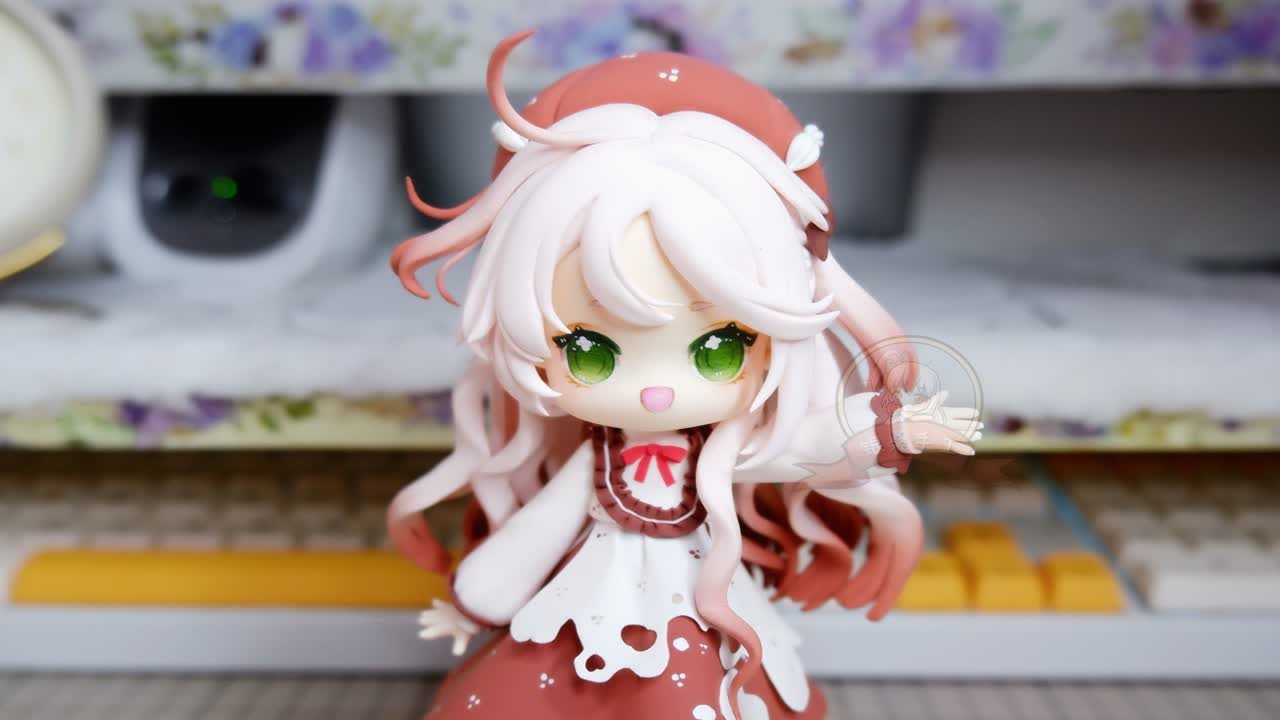 【银桑手作】软软糯糯~秀色可餐~~客订粘土手办制作过程