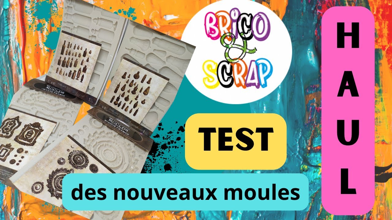 Haul de la boutique Brico&scrap nouveaux moules Finnabair/Stamperia