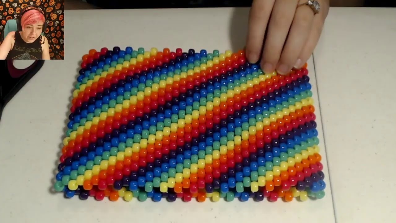 Kandi Beaded Purse Progress