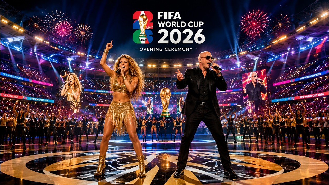 FIFA World Cup 2026 Opening Ceremony | Shakira & Pitbull Live Performance | Epic Stadium Show 4K