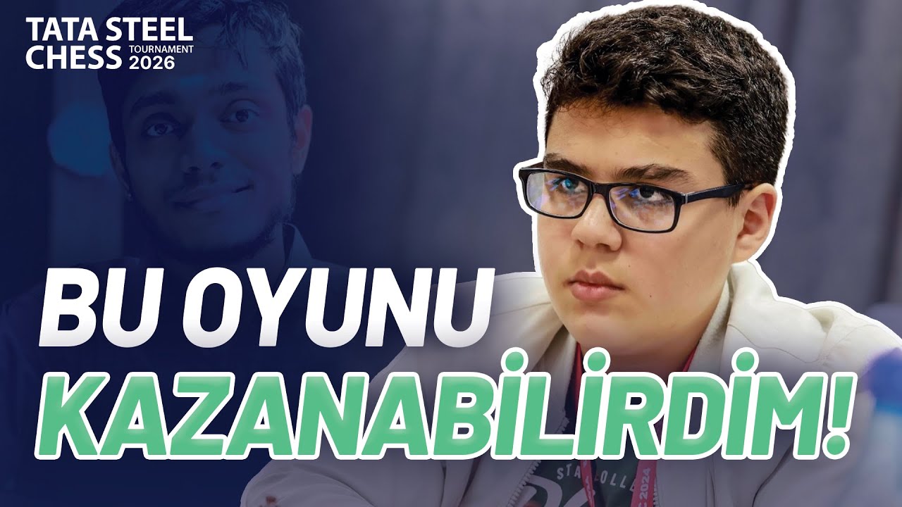 GM Yağız Kaan: Bu oyunu kazanabilirdim! - 2026 Tata Steel Masters 2.Tur Sonrası Röportaj