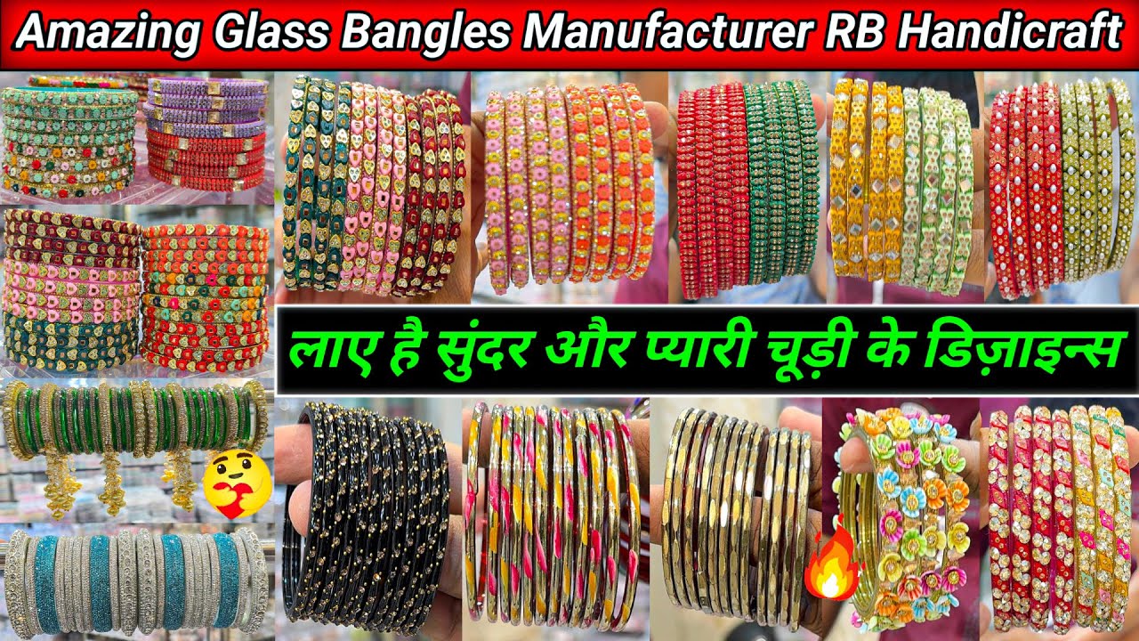 Premium Quality Glass Bangles Latest Collection By RB Handicraft | Best Manufacturer in Jaipur