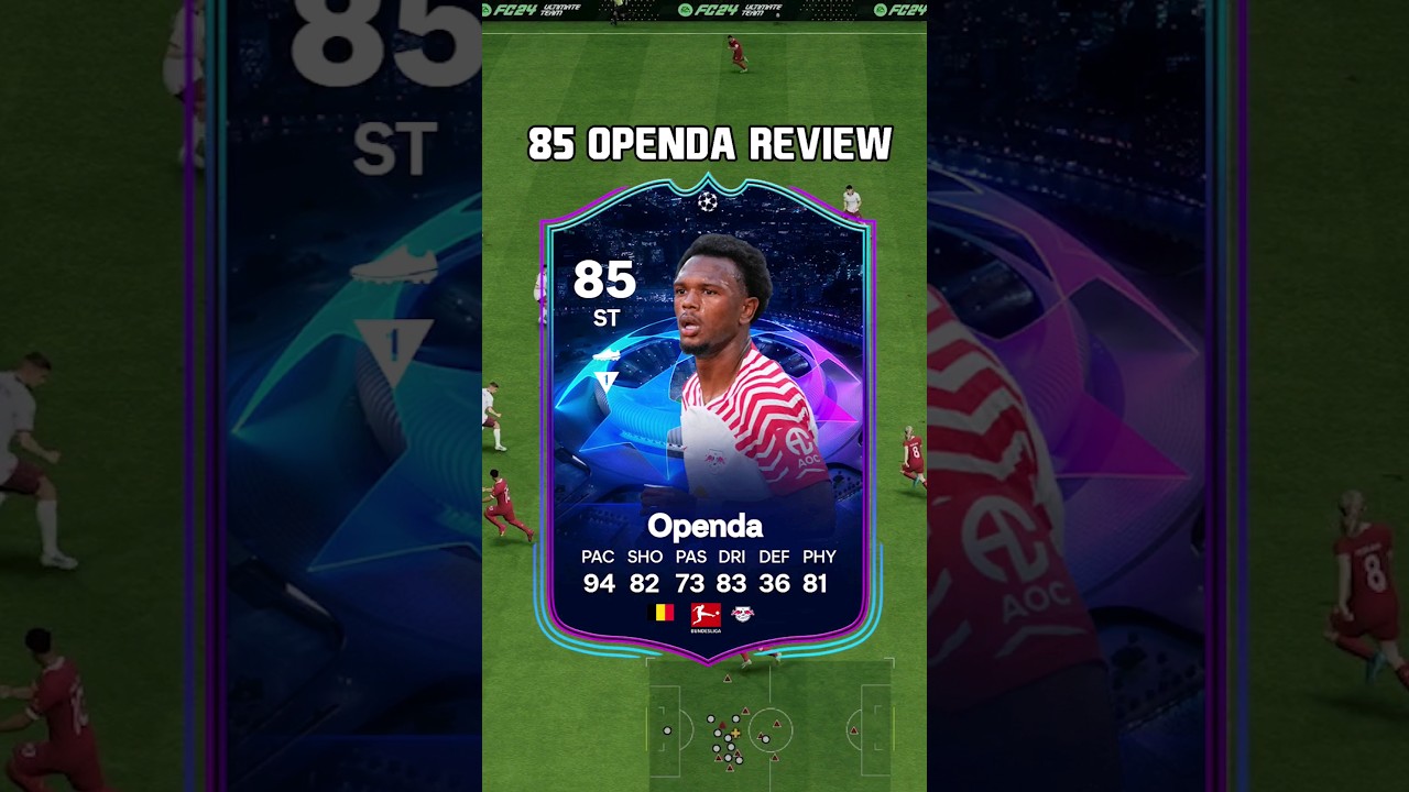 85 Openda Review in EA Sports FC 24 #shorts #short