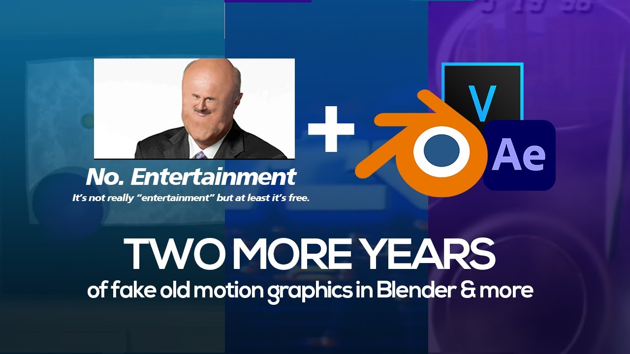Another 2+ years of fake motion graphics (Blender, etc.)