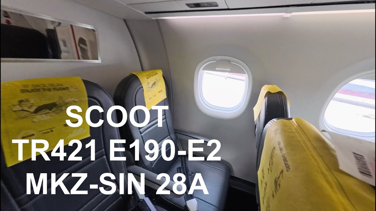 SCOOT TR421 MKZ to SIN E190-E2 28A