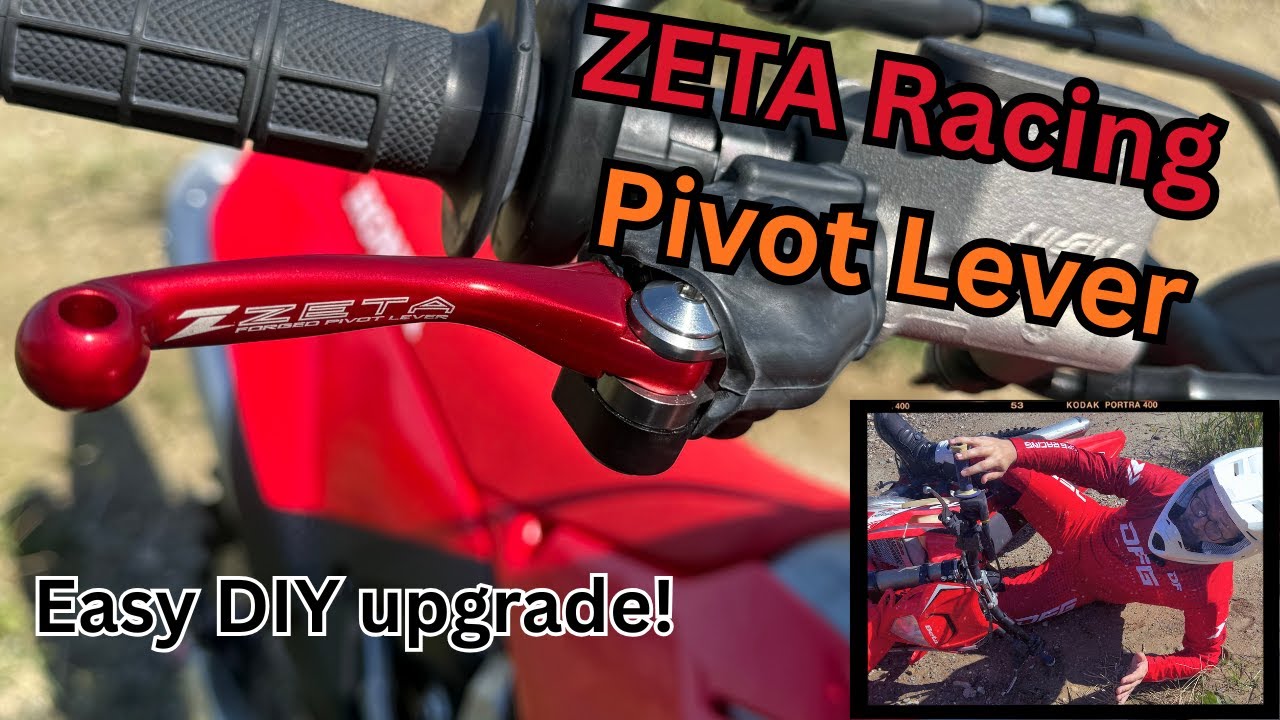 ZETA Racing Pivot Lever: Featuring CRF250R