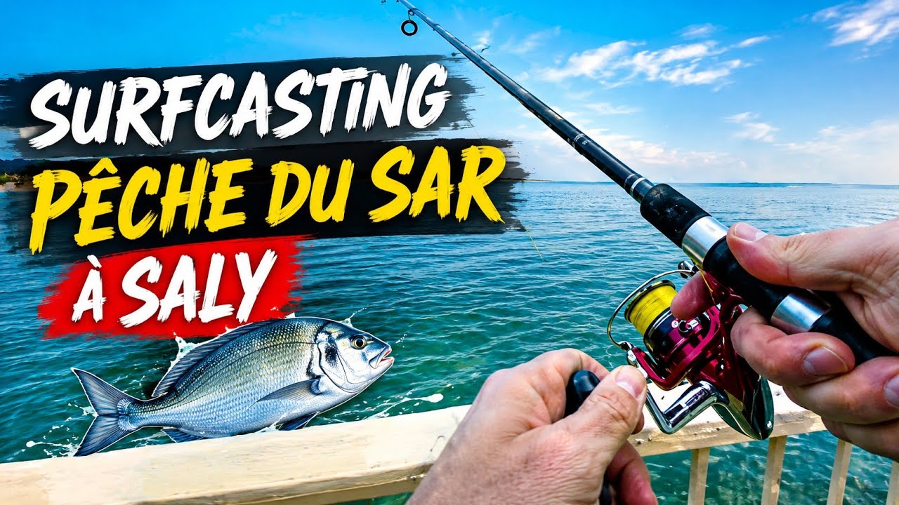 SURFCASTING Arcachon : la saly #pêche bar #daurade#fishing 