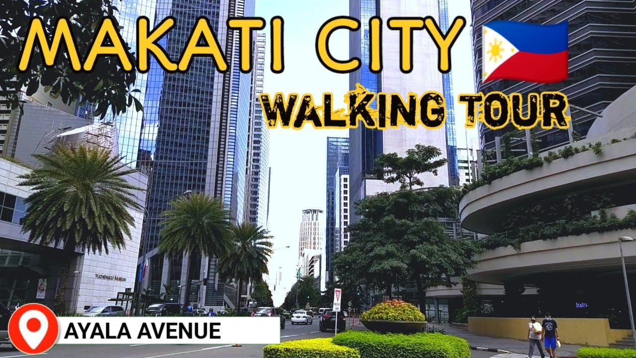 [4K] Walking Tour along Ayala Avenue MAKATI CITY || 4K || Virtual walk
