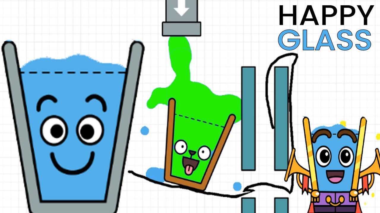Happy Glass Android Gameplay Walkthrough 31-60 Levels All Hints (by Lion Studios)
