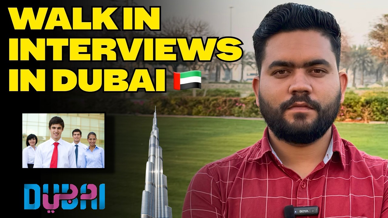 Dubai Walk-In Interview Guide | Step-by-Step Job Strategy (2026)