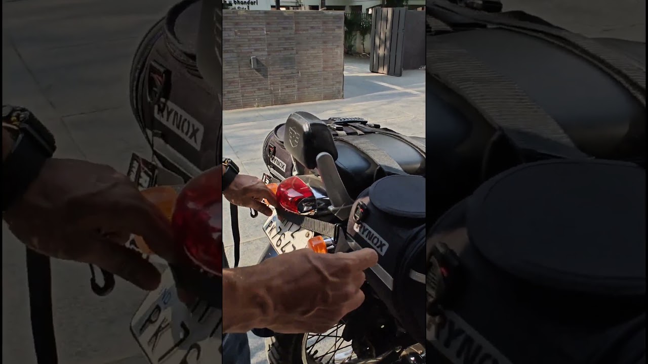 Rynox Nomad Saddle bag mounting #rynox