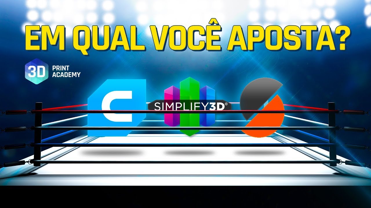 CURA x SIMPLIFY3D x PRUSA SLICER:  Qual é o MELHOR Fatiador 3D? (Comparativo)