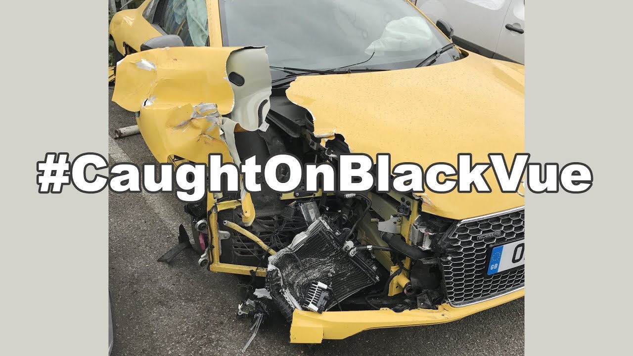 Double Collision On BlackVue Dashcam #CaughtOnBlackVue