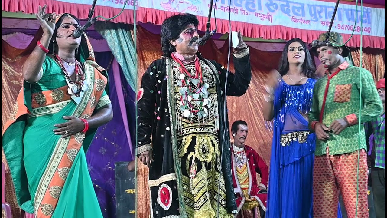 कारीबॉस मैथिली कॉमेडी नाच #संबल की गढ़ लड़ाई भाग-04 #maithili comedy programe