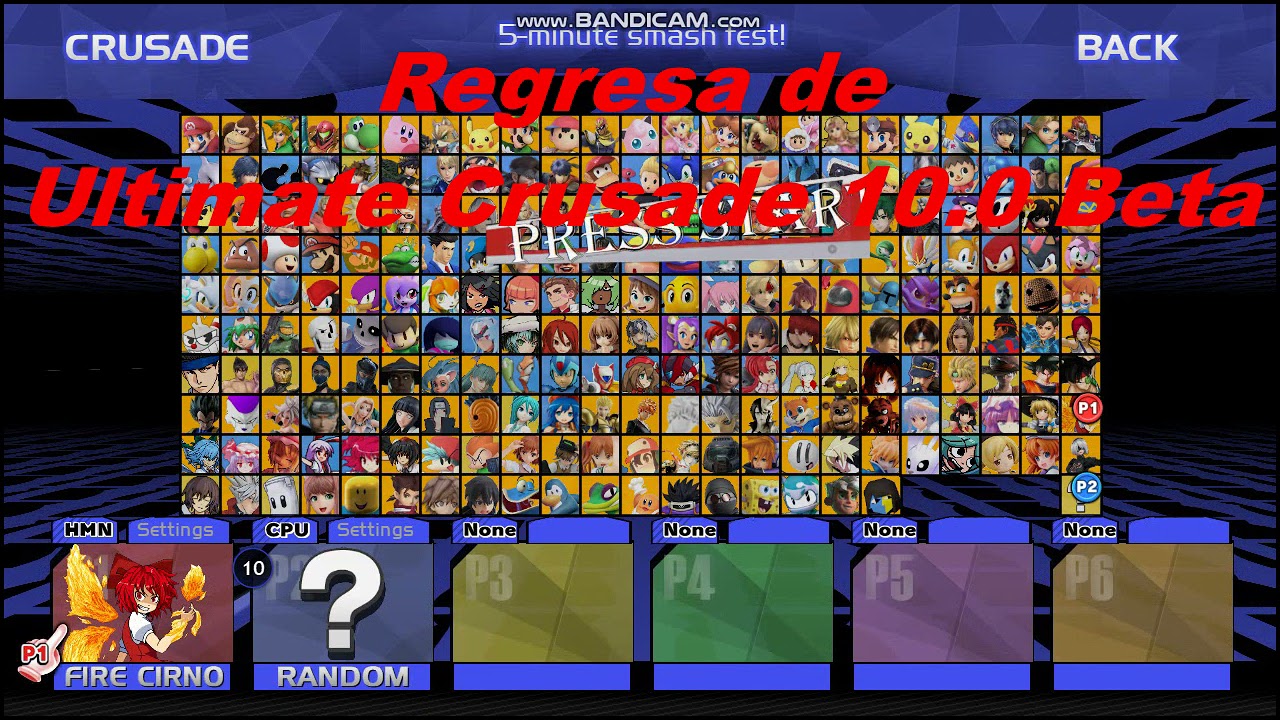 New Super Smash Bros. Ultimate Crusade 100.0 FD Full Rouster