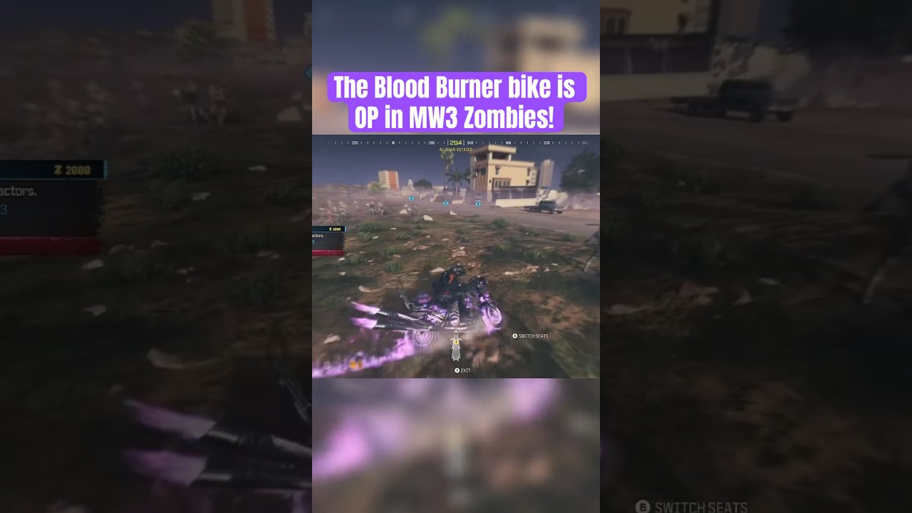 The Blood Burner is my FAVOURITE vehicle in MW3 Zombies!