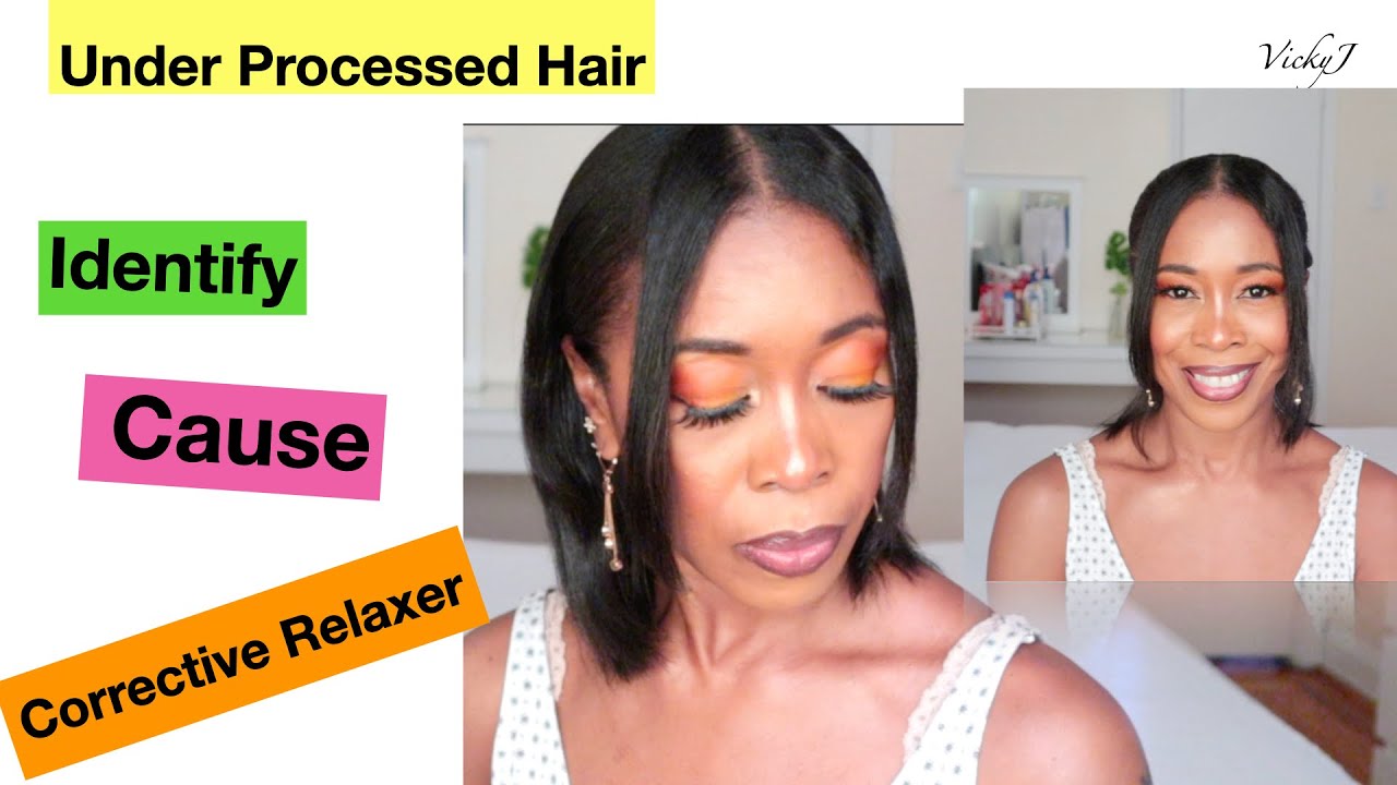 🍃Lets Talk Under Processed Hair And Corrective Relaxers | VickyJ