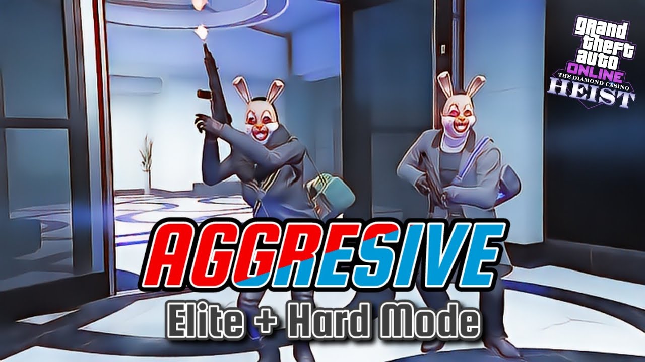 Aggressive Elite Diamond Casino Heist on Hard Mode (GTA Online PS5)