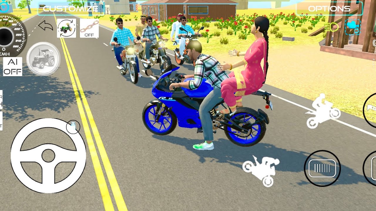 Drive KTM, bullet and Yamaha bike in the game 😱 #bike #yahama #ktm 