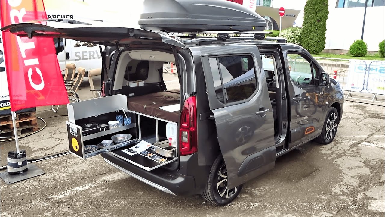 2023 Citroen Berlingo XTR BlueHDi 130 Shine Camper Van - Interior, Exterior, Details - Camping Expo