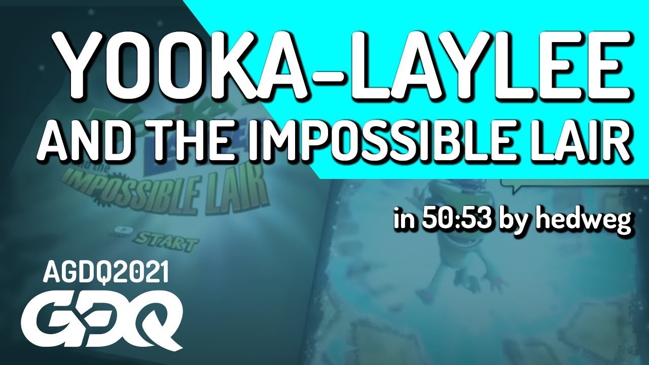 Yooka-Laylee and the Impossible Lair by hedweg in 50:53 - Awesome Games Done Quick 2021 Online