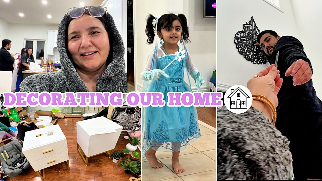 DECORATING OUR HOME 🏡 WITH SON AND DAUGHTERS 🥰