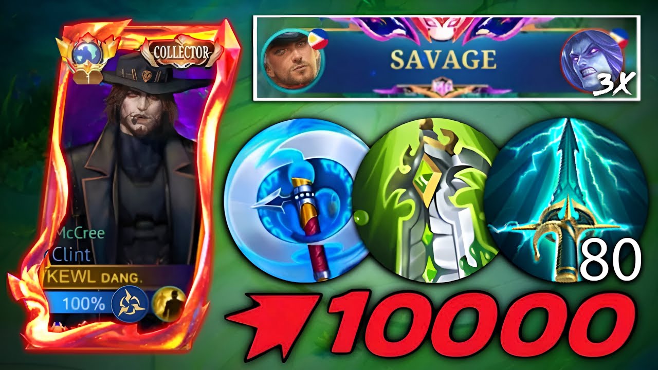 CLINT BEST HIGH DAMAGE HACK BUILD 2025!😱 THIS BUILD IS LITERALLY BROKEN! ( PLS TRY THIS BUILD )