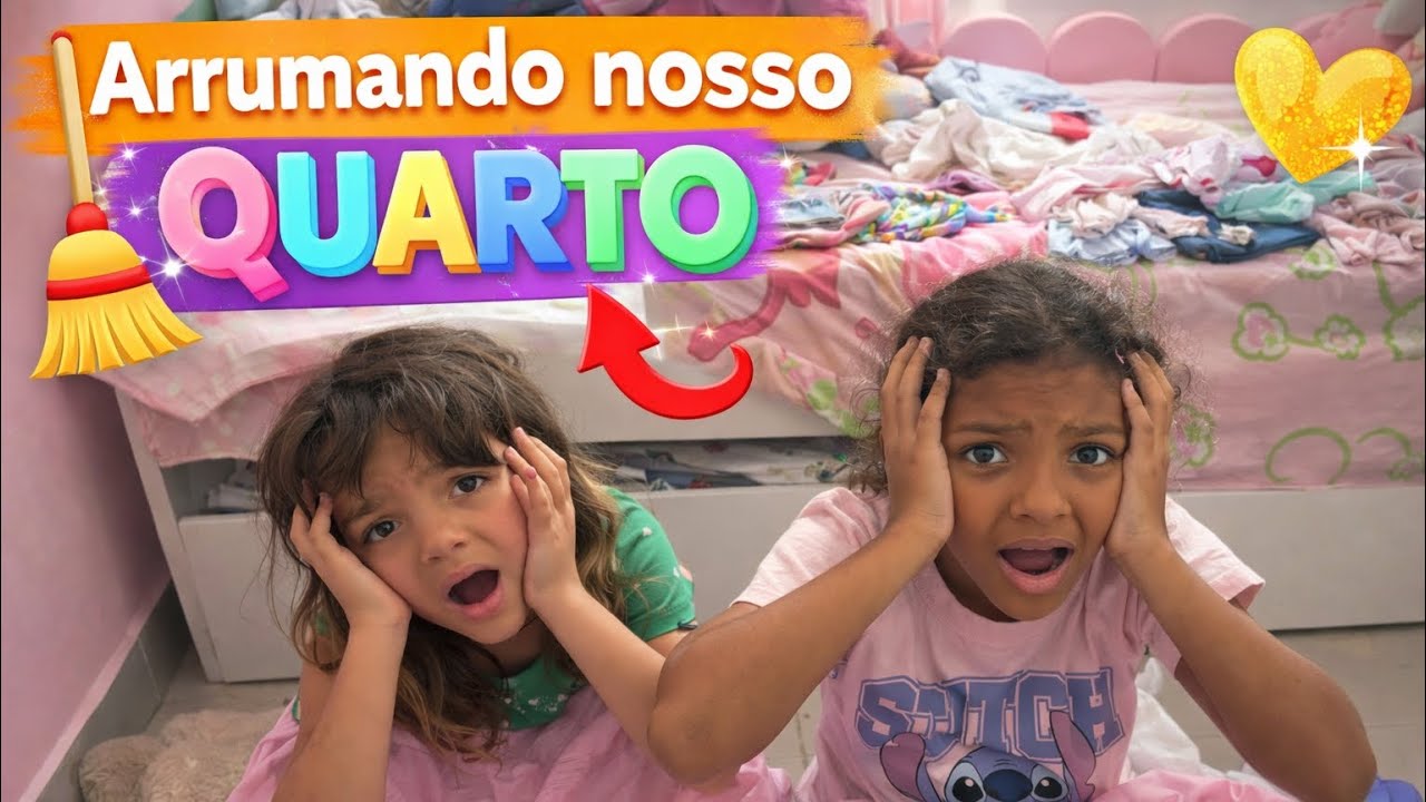 Missão Arrumar o Quarto! Será que conseguimos? 👀