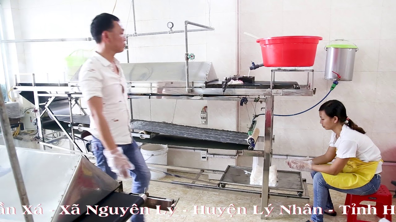 Máy tráng bánh cuốn - Cơ khí Ngọc Vũ - 0977756188