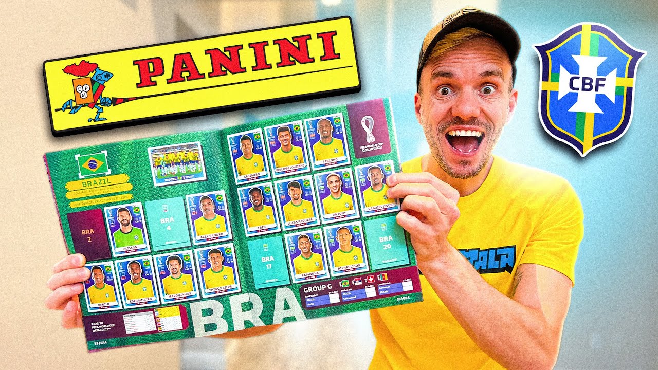 COMPLETANDO O &Aacute;LBUM DE FIGURINHAS DA COPA DO MUNDO 2022