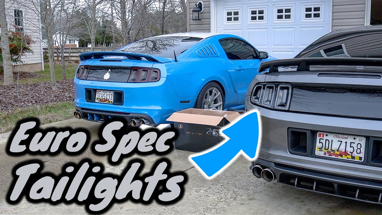 EURO 13/14 Mustang Taillights Unboxing and Review!! They look AMAZING!