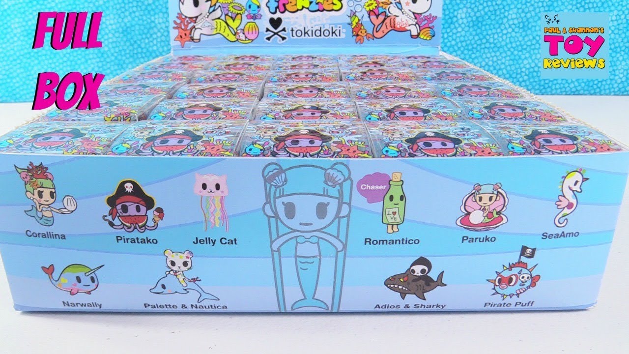 Tokidoki Sea Punk Frenzies Full Box Opening Vinyl Figure Review | PSToyReviews