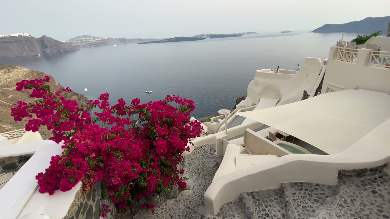 #Santorini #Oia Mystique, a Luxury Collection Hotel, Santorini - Common area explanation.