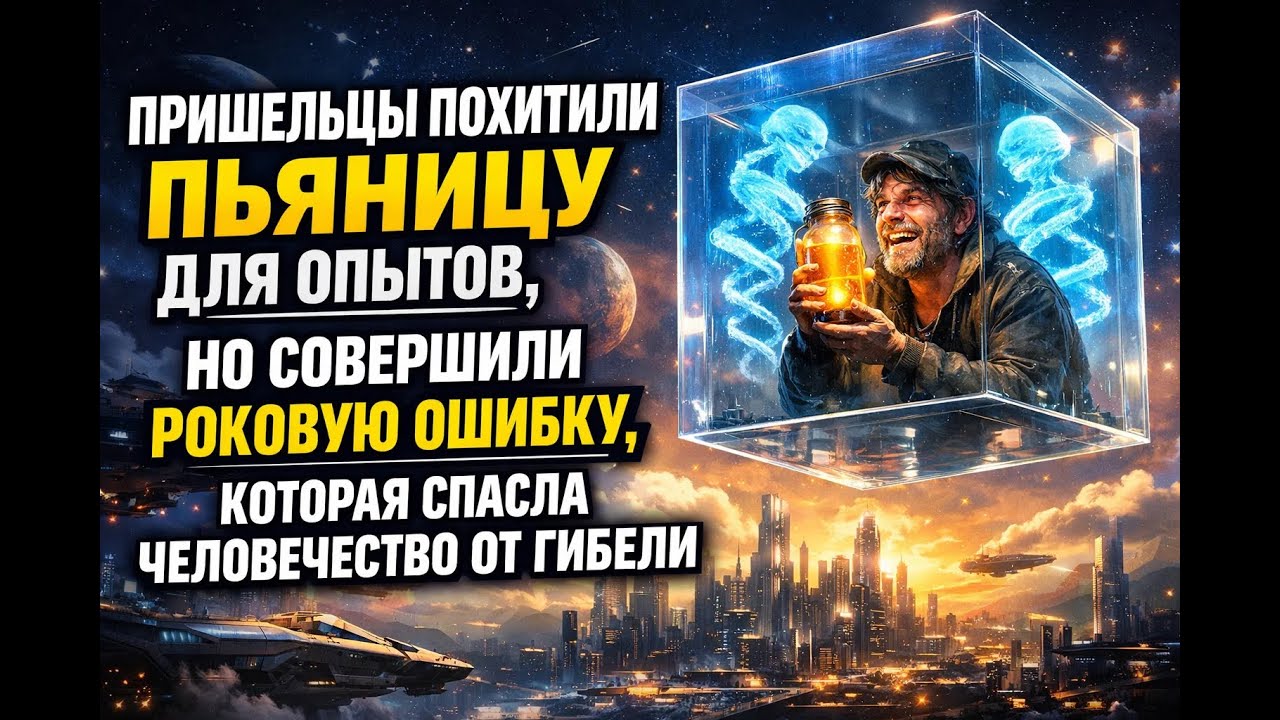 Пьяница попал к пришельцам и случайно спас человечество от рабства, просто оставаясь самим собой