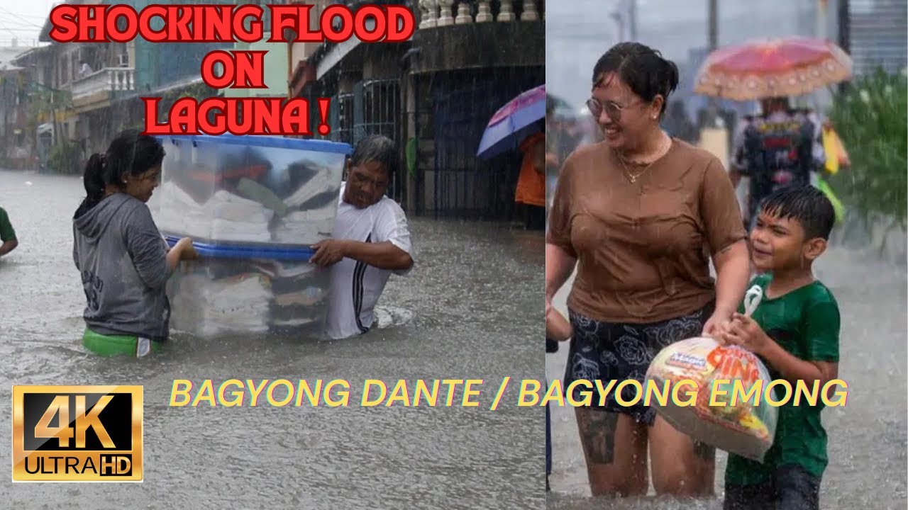 Terrifying Flood Moments In LAGUNA PH SHOCKING TRUTH! [4k]