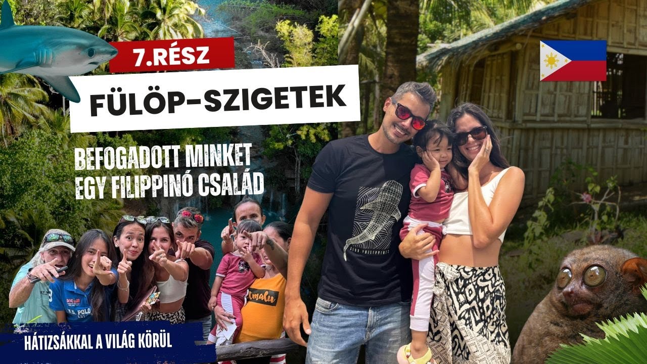 Fülöp-szigetek, ahogy kevesen látják – szállás nélkül, cápák között 🇵🇭 #2. rész | Otthon a világban
