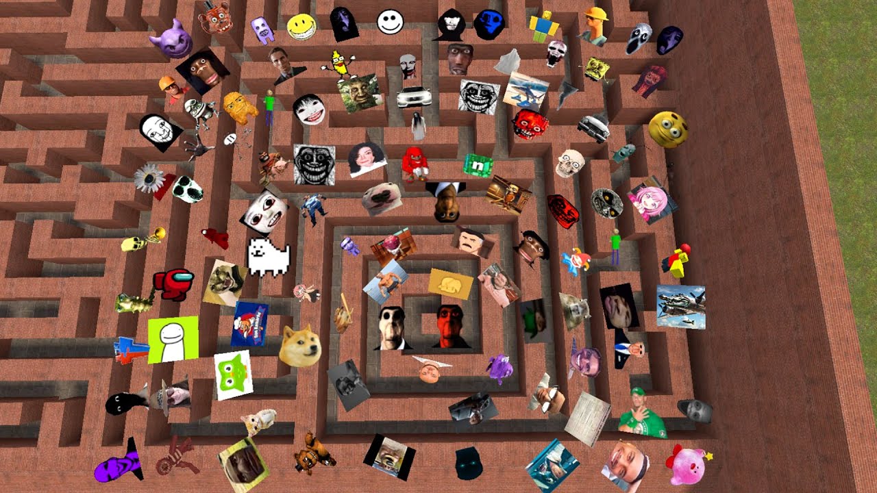 Nico's Nextbots Maze in Garry's Mod!