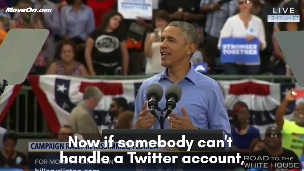 Barack Obama Roasts Trump for losing his Twitter privileges