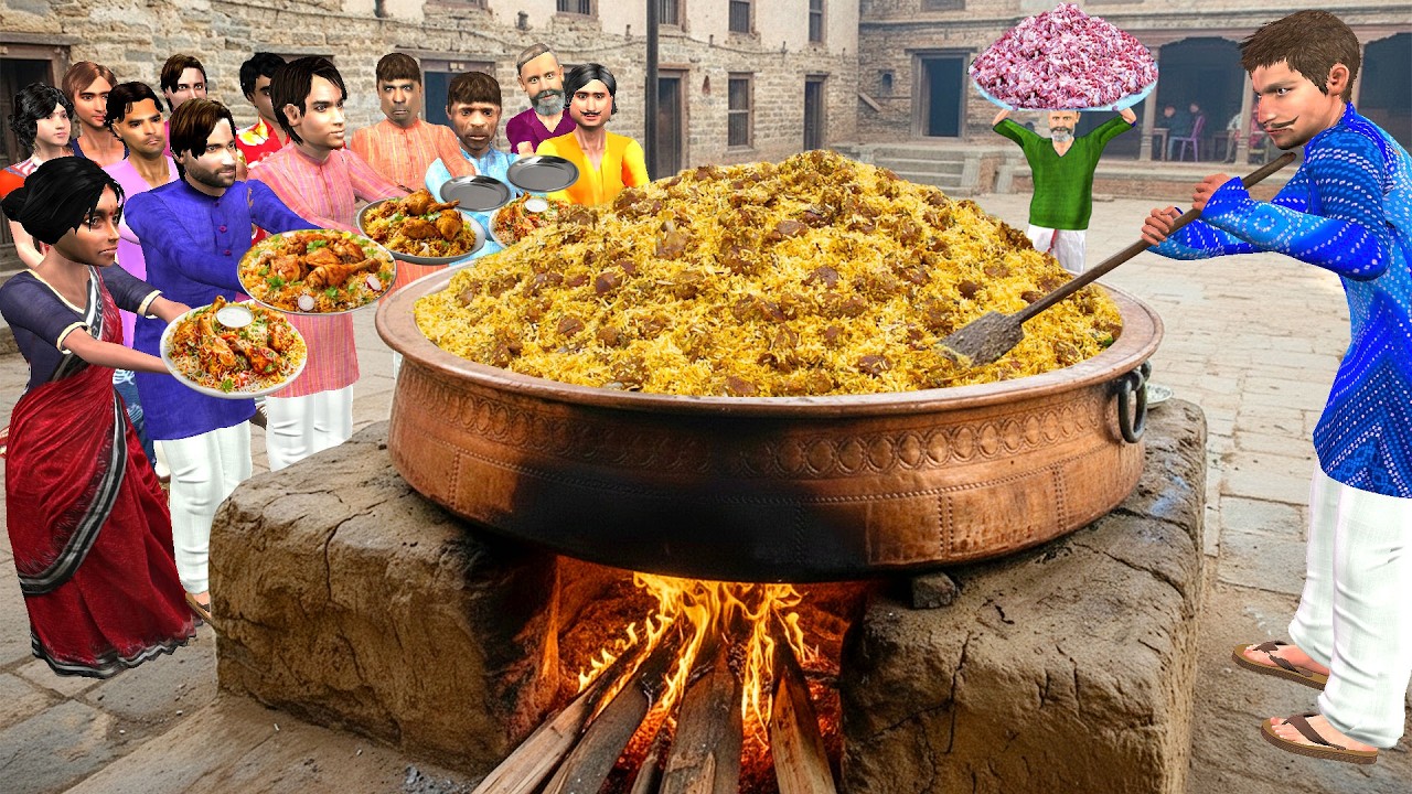 Jadui Biryani Handi Magical Biryani Bowl Tasty Street Food Comedy Hindi Kahaniya Moral Stories