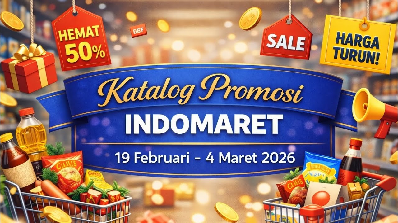 Katalog Promosi INDOMARET 19 Februari - 4 Maret 2026 || Promosi Indomaret 