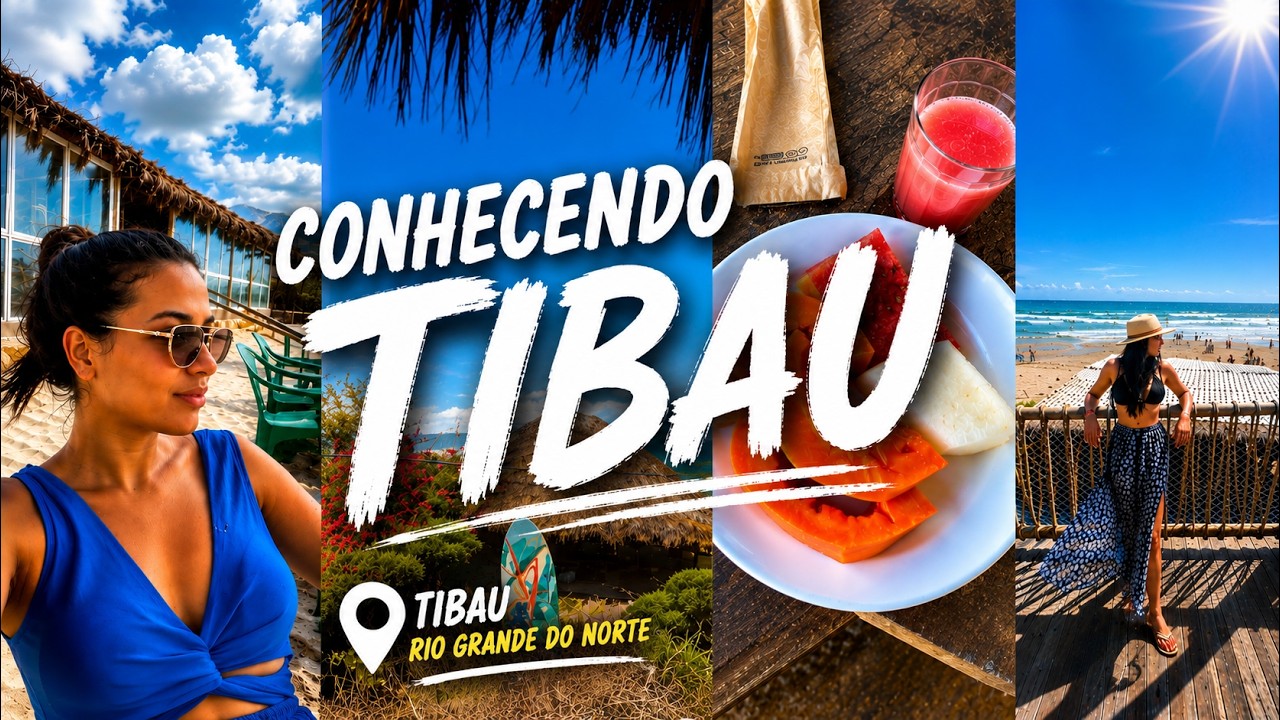 Minha Primeira Viagem para o Rio Grande do Norte 🌊 | 3 Dias em Tibau (VLOG de Praia e Comidas)